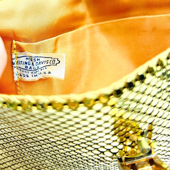 1940\'s Whiting & Davis Gold Mesh Clutch
